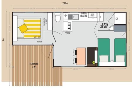 Mobil-home Cosy 5 Personnes Le Ried - Europapark Camping *